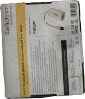 StarTech.com USB 3.0 naar gigabit Ethernet-adapter NIC met USB-poort - wit - thumbnail