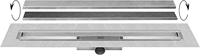 Easy Drain Compact 30 TAF afvoergoot 100 cm rooster als zero of tegel design RVS - thumbnail