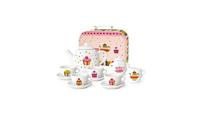 Simply for Kids Porseleinen Theeservies Cupcake met Koffertje - thumbnail