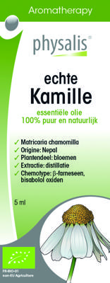 Physalis Echte Kamille Olie 5ml Physalis Echte Kamille Olie 5ml