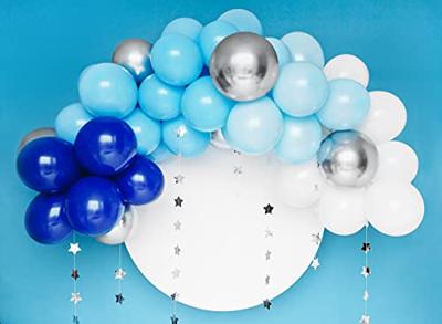 Ballonboog Kit Blauw/Zilver 200cm