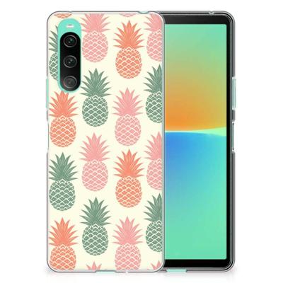 Sony Xperia 10 V | Siliconen Case | Ananas