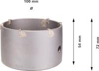 Bosch Accessoires Holle boorkroon SDS-plus-9 100 mm 100 x 50 x 72 mm, 6 1st - 2608550616 - thumbnail