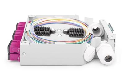 Digitus DN-963850-4 Adapter voor glasvezelkabels Pink, Zwart, Grijs 1 stuk(s)