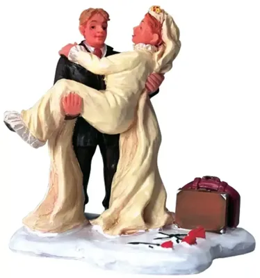 Kerstfiguur Just married LEMAX - Lemax