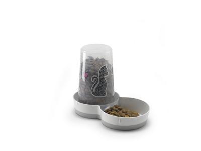 Moderna plastic drink/voersilo 1.5 liter Kat Cats in Love Moderna Gebr. de Boon - Gebr de boon