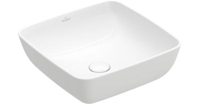 Villeroy & Boch Artis opzetwastafel - vierkant 41x41cm - zonder overloop wit 41784101