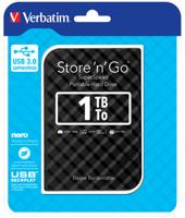 Verbatim Store n Go 1 TB Externe harde schijf (2,5 inch) USB-A 3.2 Gen 1 Zwart 53194 - thumbnail