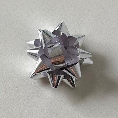 Minibows 38mm metal zilverglans 100stuks