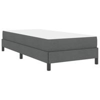 Boxspring bed met matras Donkergrijs 90 x 190 cm Stof - thumbnail