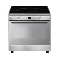 Smeg CG90IXT9 fornuis Vrijstaand fornuis Inductiekookplaat zones Roestvrijstaal A - thumbnail