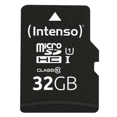 Micro SD geheugenkaart met adapter INTENSO 34234 UHS-I Premium Inhoud 32 GB - thumbnail