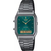 Casio AQ-230EGG-3AEF Groen Zilverkleurig Heren horloge - thumbnail