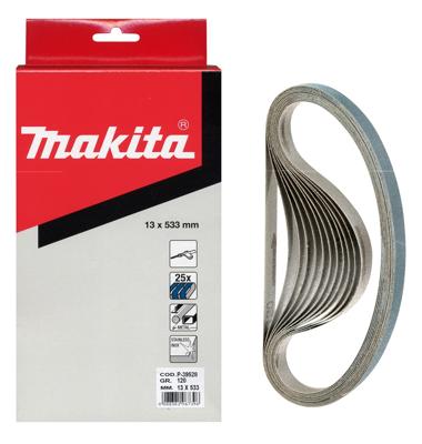Makita P-39481 Schuurband 13x533mm Z40 VE=25 Makita P-39481 Schuurband 13x533mm Z40 VE=25