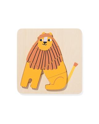 HEMA Inlegpuzzel Hout Leeuw