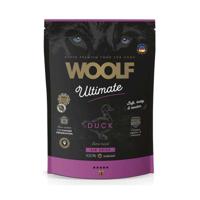 Natuurlijk hondenvoer, halfvochtig hondenvoer, gezond hondenvoer, voor volwassenen en senioren, 85% eendenvlees, zachte textuur, hoge smakelijkheid, glutenvrij, 1 kg Woolf - thumbnail