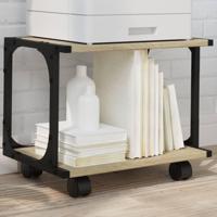 VidaXL Printerkastje 2-laags 41x28x33,5 cm hout sonoma eiken - thumbnail