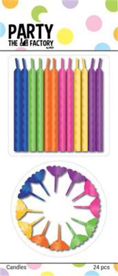 Verjaardag kaarsjes 24st | 5 stuks
