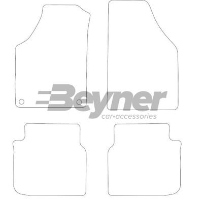 Automatten passend voor Fiat Idea 2003- 4-delig BL1182724