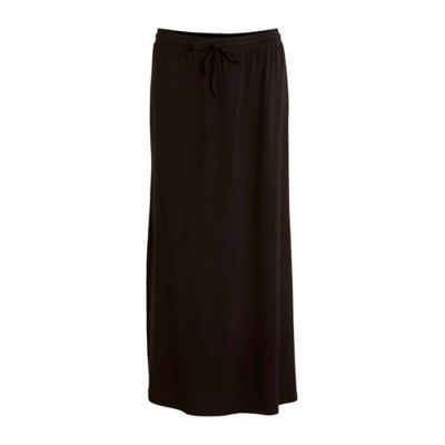 VILA rok met ceintuur zwart