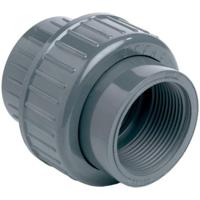 Aquaforte Koppeling 1¼ inch - 2x Binnendraad met 0-ring - Weerbestendig Druk PVC - thumbnail
