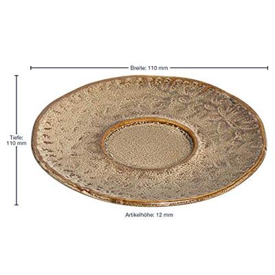 Leonardo Espresso Schotel Matera Beige ø 11 cm