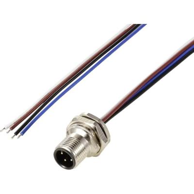 TRU COMPONENTS TC-12833072 Sensor/actuator inbouwstekker M12 Aantal polen (sensoren): 4 Stekker, inbouw 0.5 m 1 stuk(s) TRU COMPONENTS TC-12833072 Sensor/actuator inbouwstekker M12 Aantal polen (sensoren): 4 Stekker, inbouw 0.5 m 1 stuk(s)