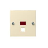 Gira inzetplaat trekschakelaar creme wit 063801 - thumbnail