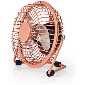 Metalen Miniventilator | Diameter 10 cm | USB-Voeding | Oudroze