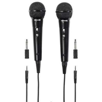 Thomson M135D Dynamische Microfoon Karaoke Set Zwart Thomson M135D Dynamische Microfoon Karaoke Set Zwart