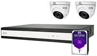 ABUS Performance Line TVVR33622D Analoog, AHD Bewakingscameraset 6-kanaals Met 2 cameras 1920 x 1080 Pixel 1 TB - thumbnail