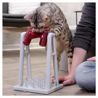 TRIXIE CAT ACTIVITY TURN AROUND DENKSPEL WIT / BLAUW 22X33X18 CM - thumbnail