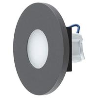EVN LR01802A EVN Lichttechnik LED-wandinbouwlamp LED LED vast ingebouwd 1.8 W Antraciet - thumbnail