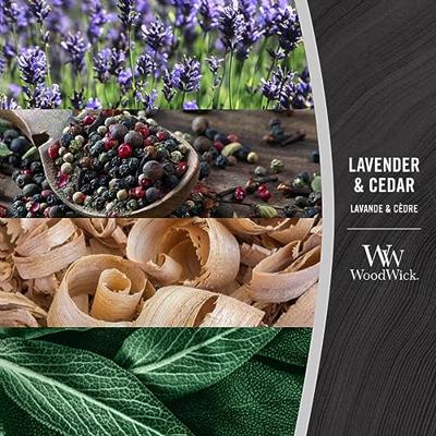 Woodwick Lavender & Cedar Medium Hourglass Candle 0