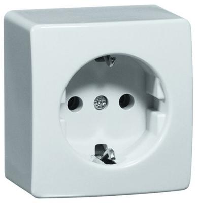 PEHA by Honeywell 485111 Wandcontactdoos Compleet 1-voudig Wit 1 stuk(s)