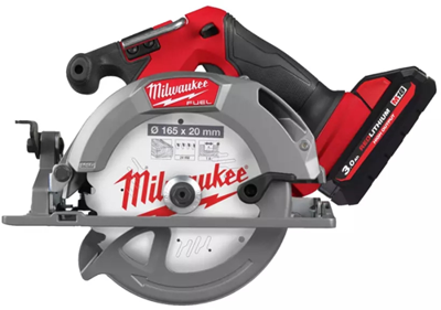 Milwaukee m18 fuel™ m18 fcs552-302x accu cirkelzaagmachine 165mm | met 2x 3.0ah accu's in hd-box koffer - 4933493589