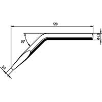 Ersa 0152JD Soldeerpunt Beitelvorm, gebogen Inhoud: 1 stuk(s) - thumbnail