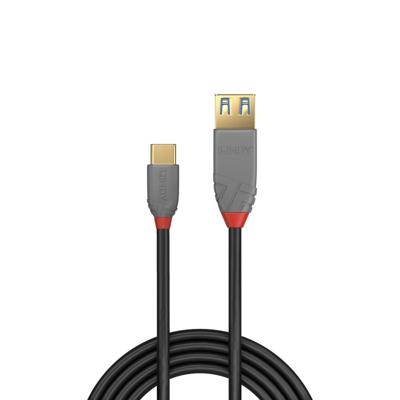 LINDY 36895 USB-kabel USB 3.2 Gen1 USB-A bus, USB-C stekker 0.15 m Zwart Afgeschermd (drievoudig) LINDY 36895 USB-kabel USB 3.2 Gen1 USB-A bus, USB-C stekker 0.15 m Zwart Afgeschermd (drievoudig)