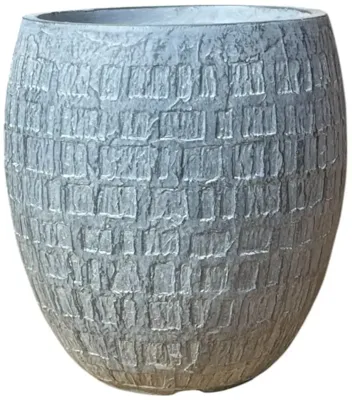 Terraliet bloempot 0x0cm donkergrijs