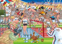 Jumbo Puzzel Wasgij Original 44 Zomerspelen! 1000 Stukjes - thumbnail