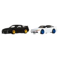 Hot Wheels Premium Car Culture Diecast Vehicle 2-Pack 1/64 '96 Nissan 180SX Type X & Nissan SilEighty - thumbnail