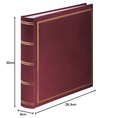 Hama Album XL London 30x30 Cm 80 Witte Pagina&apos;s Bordeaux