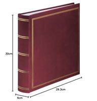 Hama Album XL London 30x30 Cm 80 Witte Pagina&apos;s Bordeaux - thumbnail