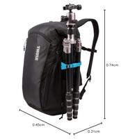 Thule TECB-120 EnRoute medium DSLR backpack zwart - thumbnail