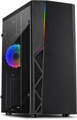 Inter-Tech B-02 RGB midi tower behuizing Inter-Tech B-02 RGB midi tower behuizing