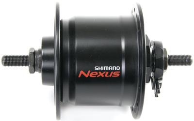 SHIMANO naafdynamo "dh-c3000" shim.hub dyn.dhc3003 28h sol.axle 6v/3w bl.e2
