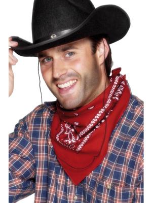 Cowboy bandana rood