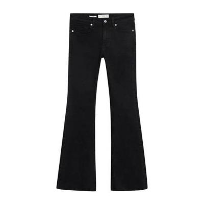 Mango high waist flared jeans zwart Mango high waist flared jeans zwart