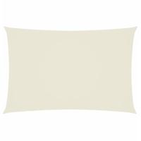VidaXL Zonnescherm rechthoekig 2x4 m oxford stof crèmekleurig - thumbnail