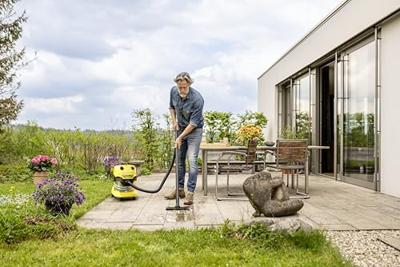 Kärcher Home & Garden WD 4-18 S Dual V-20/22 1.628-625.0 Nat- en droogzuiger met accu 380 W 20 l Zonder accu, Zonder lader, Draadloos